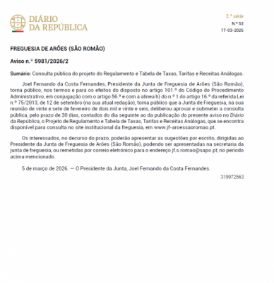 Aviso &ndash; Consulta P&uacute;blica