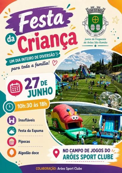 Prepare-se para um dia repleto de alegria, divers&atilde;o e muitas surpresas para toda a fam&iacute;lia!