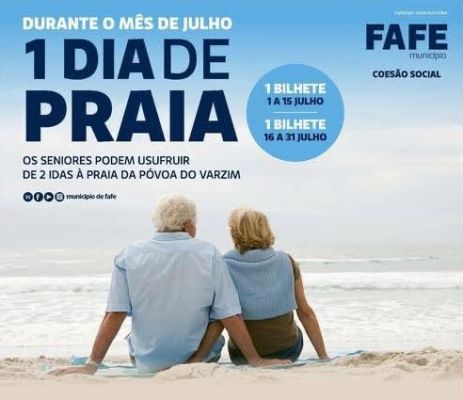 "Um Dia de Praia"- abertura de inscri&ccedil;&otilde;es