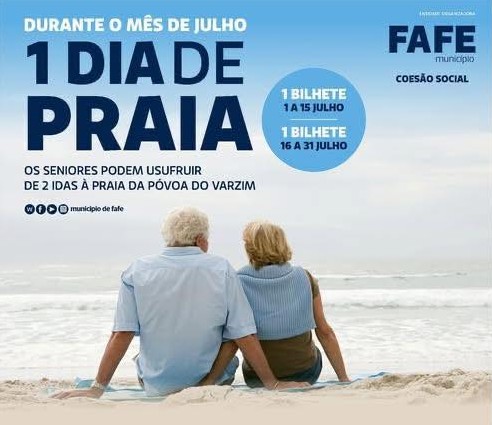 "Um Dia de Praia"- abertura de inscri&ccedil;&otilde;es
