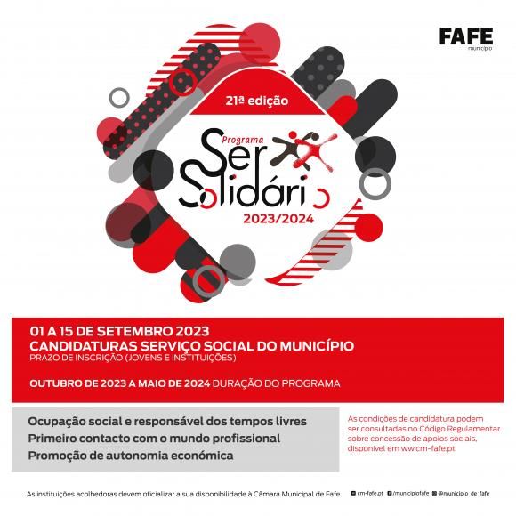 21&ordf; Edi&ccedil;&atilde;o do programa Ser Solid&aacute;rio